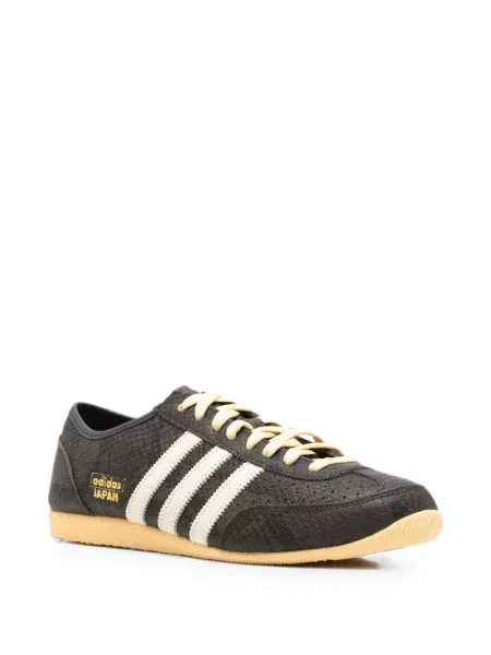 Sneakerși Adidas cu șireturi cu model piele de șarpe negru