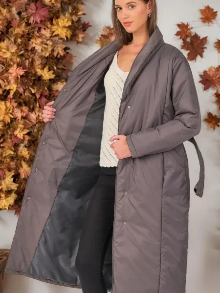 Płaszcz Dewberry brązowy