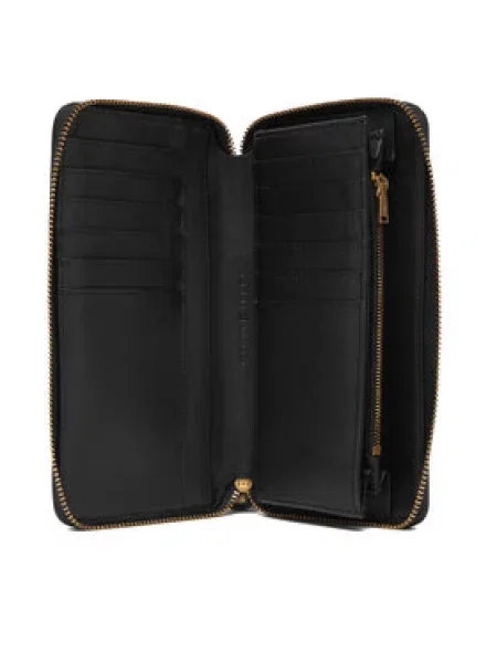 Tommy Hilfiger Piniginė Th Leather Lrg Za Wallet juoda