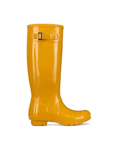 Gumijasti škornji Hunter rumena