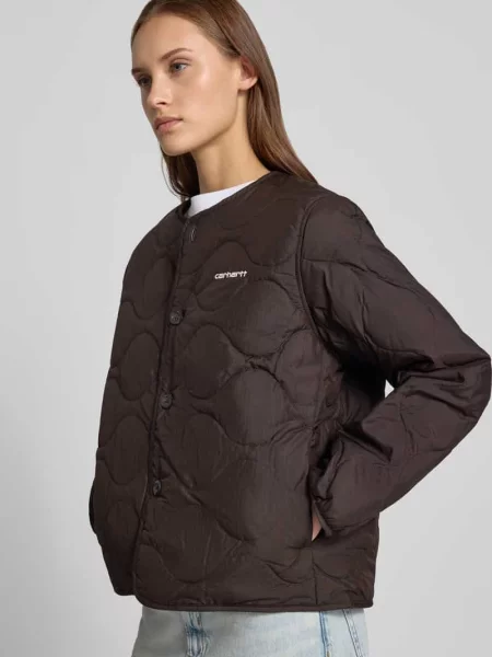 Kurtka pikowana z wyhaftowanym logo model Skye' Carhartt Work In Progress