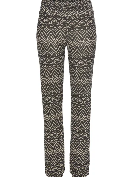 BUFFALO Pantaloni largi bej negru