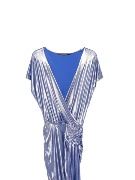 Rochie mini Simona Corsellini cu volane albastru