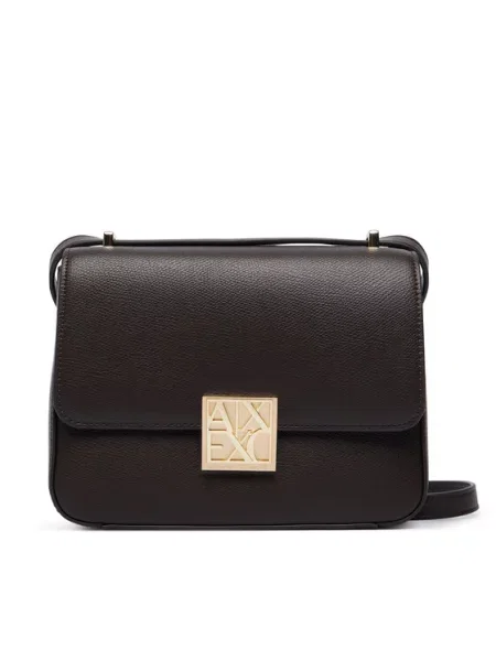 Armani Exchange Ročna torba Temno rjava