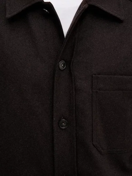 A.P.C. Вълнено яке кафяво