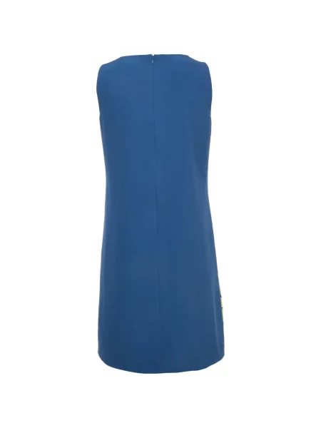 Rochie mini Boutique Moschino fără mâneci albastru