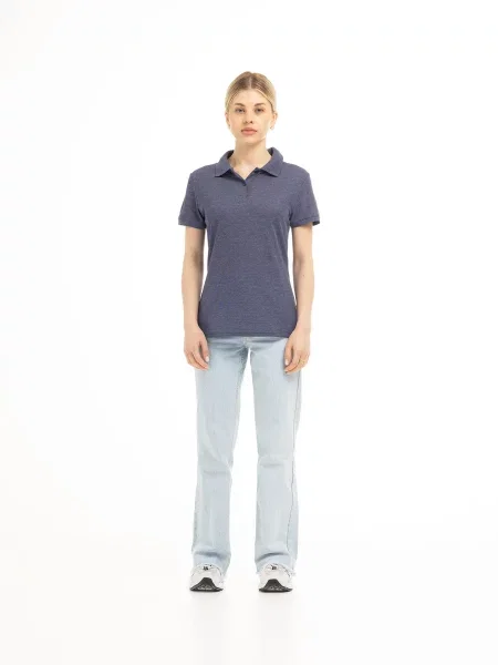 Футболки і поло Fruit of the loom темно-синій бавовна/поліестер синя