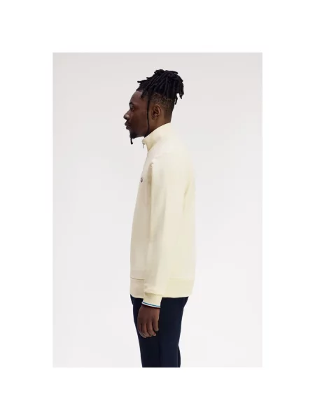 Hanorac cu fermoar Fred Perry bej