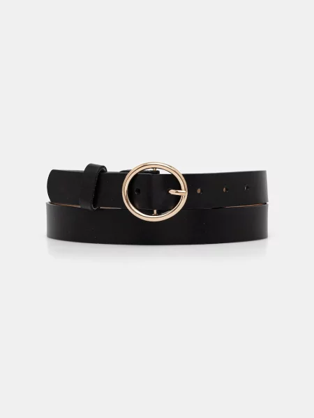 Answear.LAB remen za žene kožni crna