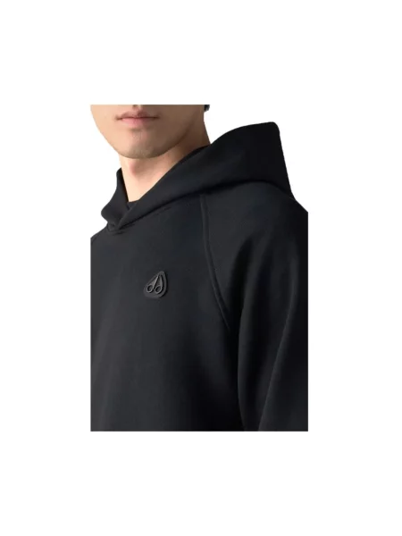 Bluza z kapturem Moose Knuckles z kapturem czarna
