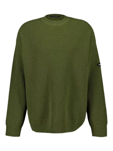 Vlněný svetr Balenciaga zelený
