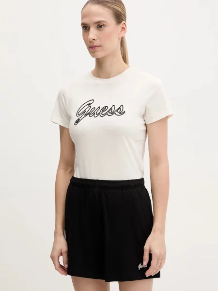 Guess t-shirt beżowy