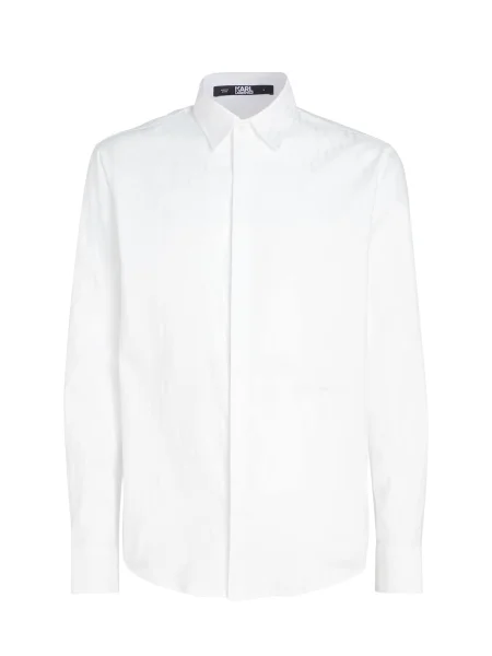 Karl Lagerfeld Cămașă Monogram Diamond' alb