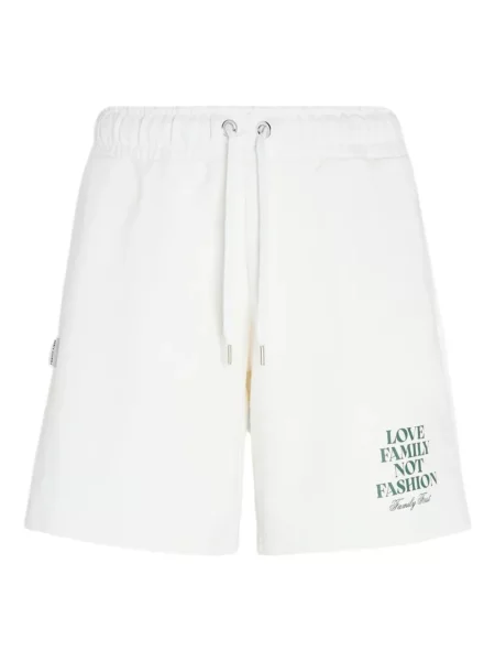 Stahovací šňůrka kraťasy Family First s autogramem bílé