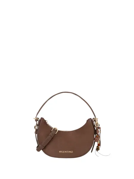 Valentino Bags crossbody torbica iz imitacije semiša WINNIE WINTER rjava