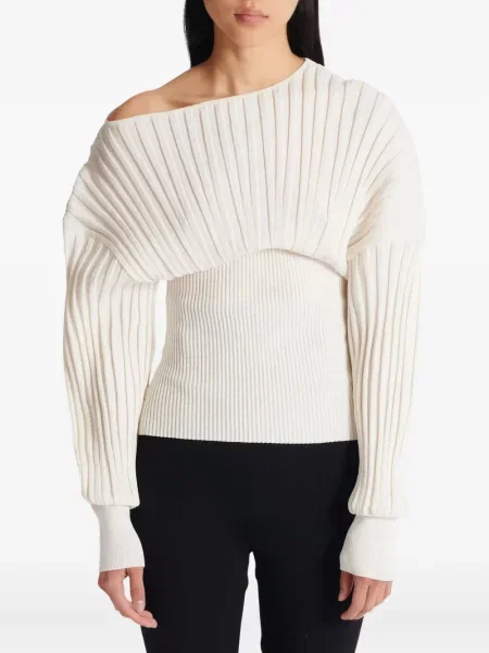 Pulover Balmain lung alb