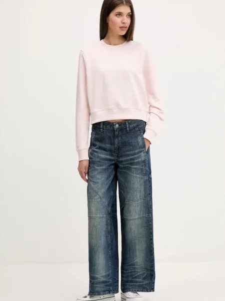 Guess Jeans μπλούζα ροζ