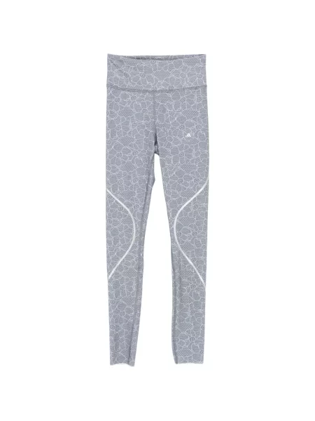Pantaloni Adidas By Stella Mccartney cu model floral gri