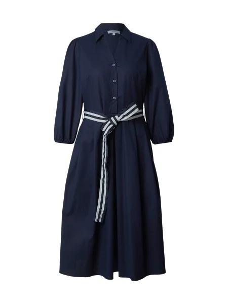 More & More Košilové Šaty S Rukávem tmavě modrá