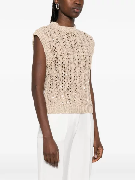 Vestă Peserico cu paiete