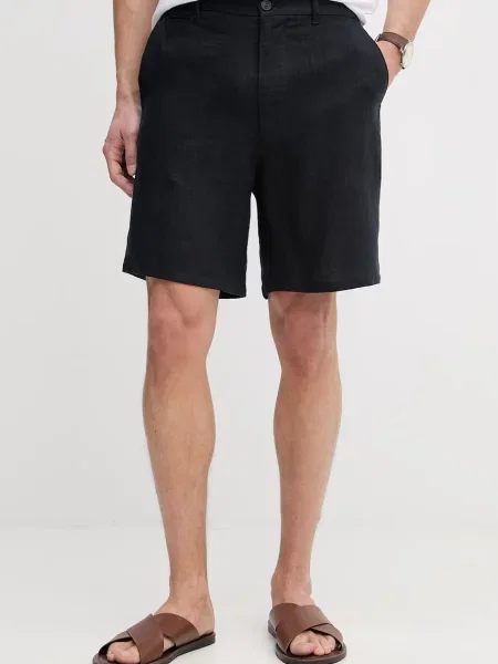 Trussardi pantaloni scurți chinos pentru bărbați din in