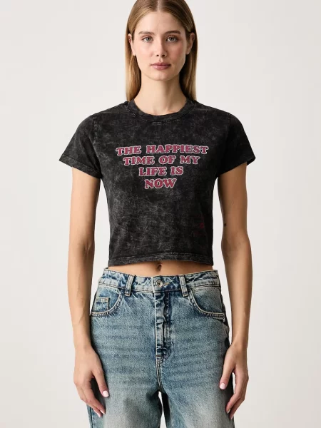 Guess tricou pentru femei din x MARILYN MONROE negru