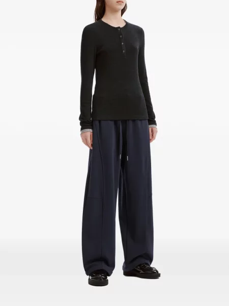 Pantaloni B+ab alergare cu cordon albastru