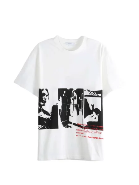 Tricou Givenchy cu imagine alb