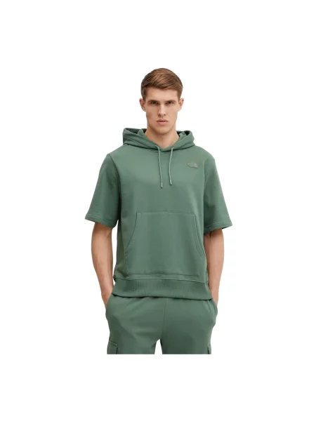 Bluza z kapturem The North Face z kapturem zielona