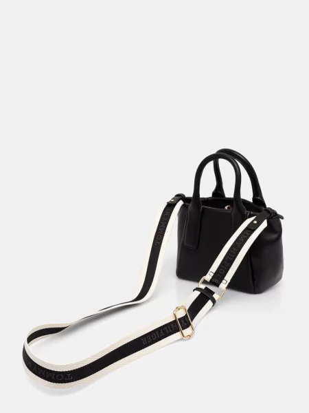 Tommy Hilfiger torba na ramię Kobiety Sztuczna skóra jednolity ONE SIZE czarny