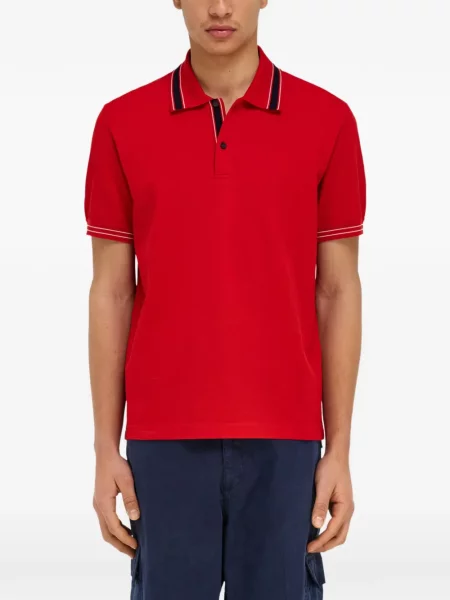 Scurt tricou polo Ferragamo roșu