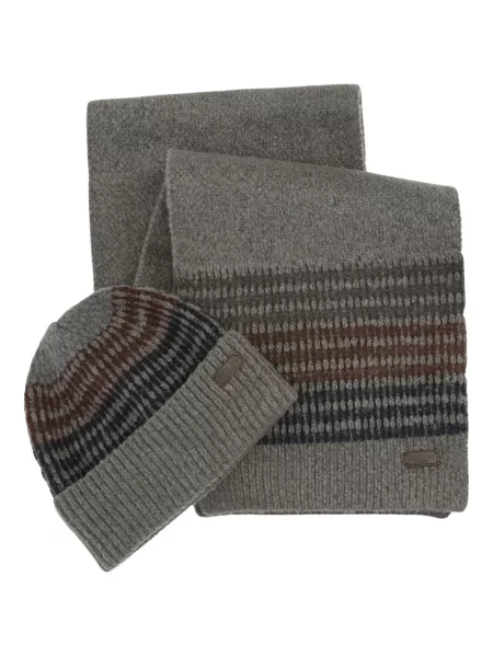 Fular Barbour tricotate gri