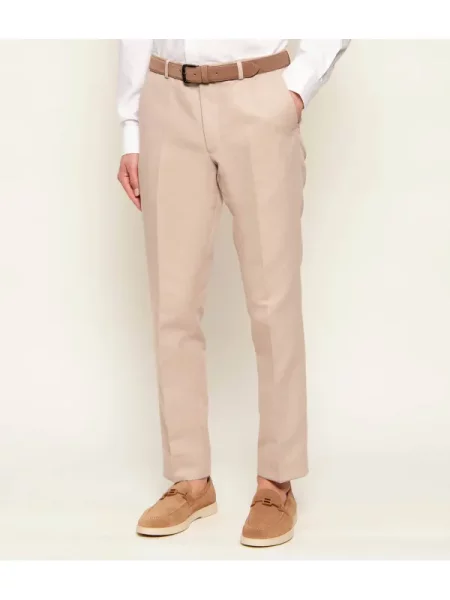 Oscar Jacobson Pantaloni Dandy | cu adaos de in bej