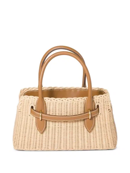 Кожена чанта Miu Miu