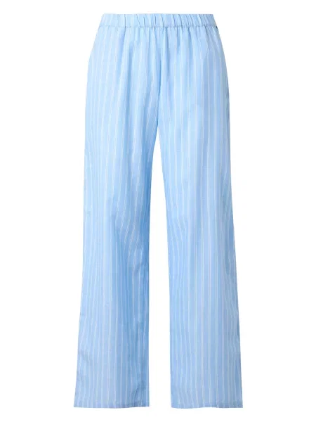 Lindex Pantaloni de pijama albastru deschis alb