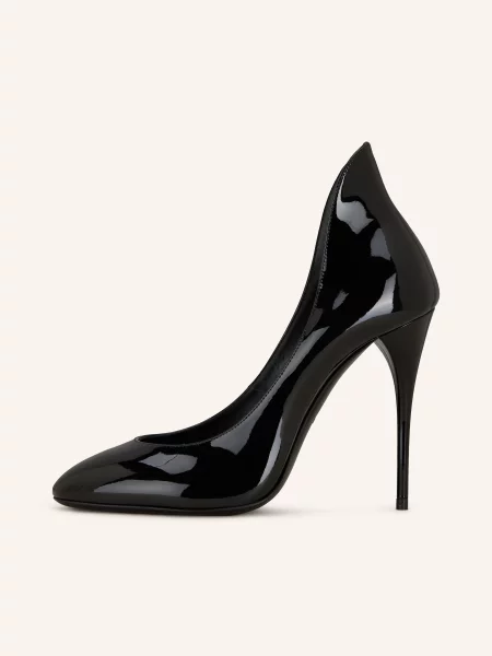 Alaïa Lakované Lodičky černá