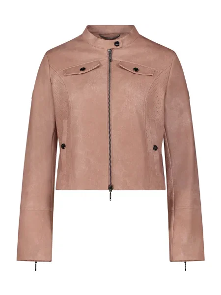 Amber & June Prehodna jakna roza