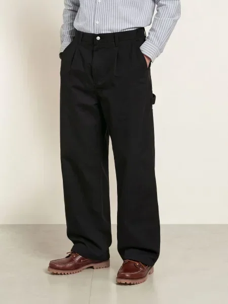 Carhartt Wip Cargo Kalhoty Brockman Regular Fit černá