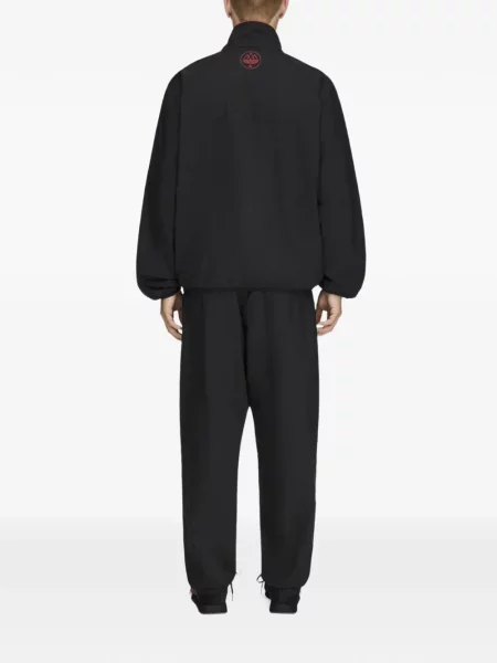 Pantaloni Adidas alergare roșu