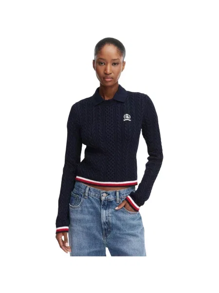 Pulover Tommy Hilfiger albastru