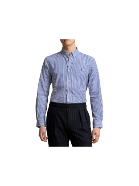 Koszula Ralph Lauren ze stretchu niebieska