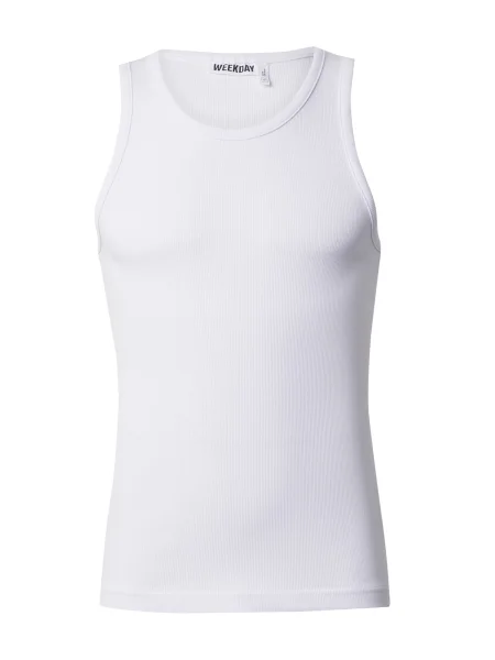 WEEKDAY Tričko bílá