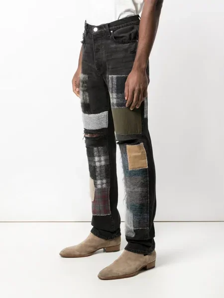 Blugi Amiri de mohair negru