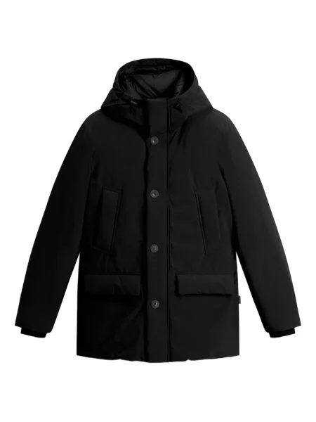 Geacă Woolrich cu glugă negru