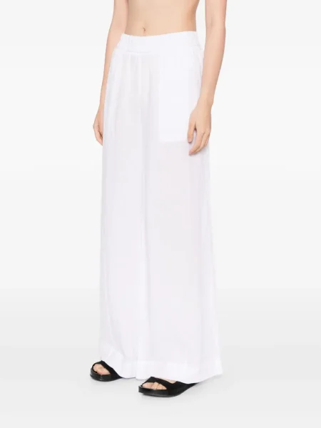 Pantaloni James Perse de in alb