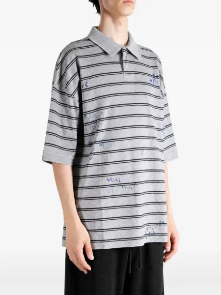 Polo Vetements με σχέδιο γκρι