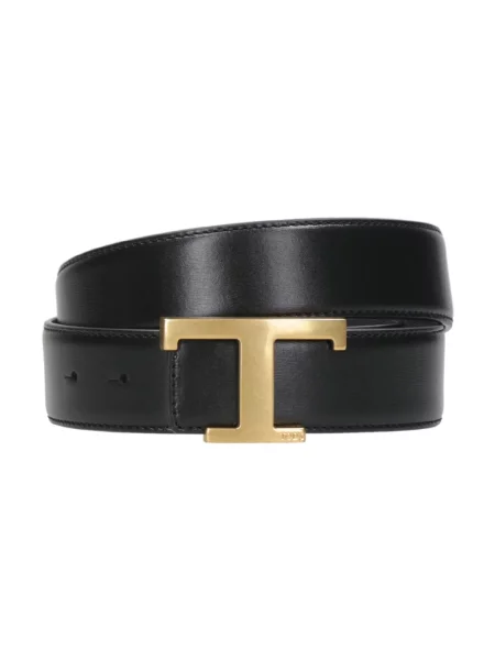 Pasek Tod's skórzany czarny