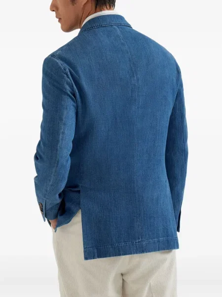 Sacou Brunello Cucinelli albastru