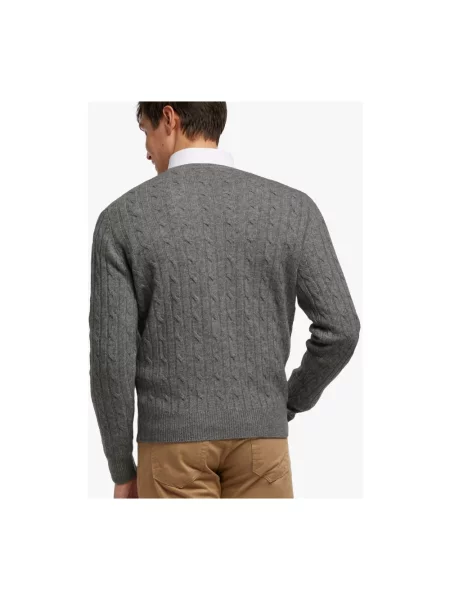 Sweter Brooks Brothers wełniany szary