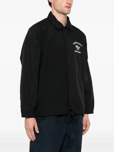 Geacă Carhartt Wip cu imagine negru